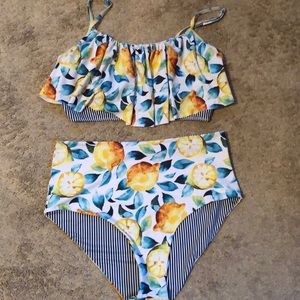 Cupshe Lemon Swimsuit